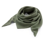 pañuelo triangular de punto Verde oliva