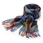 Multicolored wool scarf