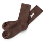 Unisex Long Socks" Brown