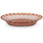 Französischer Brotkorb oval klein Kupferfarben