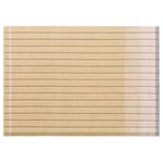 Tapis réversible laine-lin Jaune 170 × 240 cm