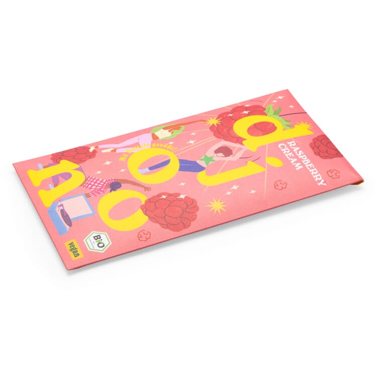 Dadelchocolade-frambozencrème