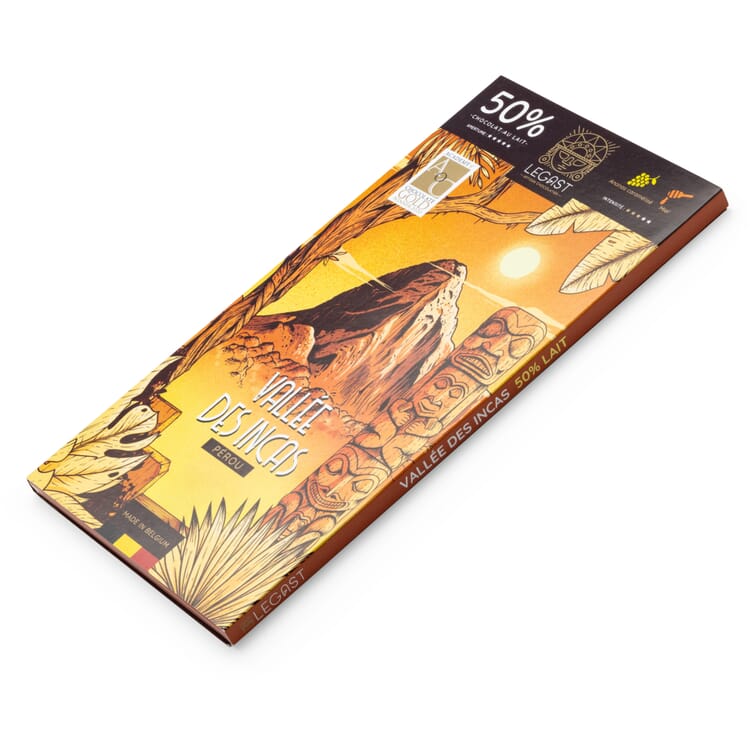 Tablette de chocolat Vallée des Incas 50 %