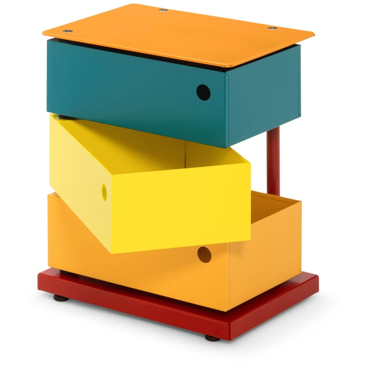 Drehladen-Container Stahlblech 3-fach Polychrom Bruno