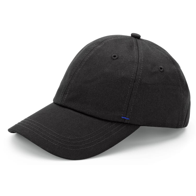Basecap voor heren, zwart