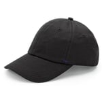 Gorra de béisbol para hombre, negra