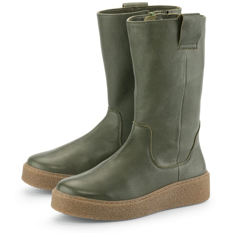 Damen-Lederstiefel