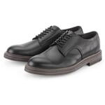 Men’s Flat Lace-Up Shoes Black