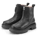 Botas de cuero para mujer Negro