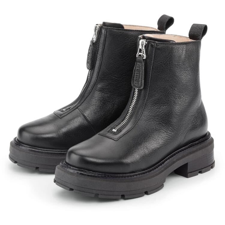 Stivali da donna in pelle, Nero