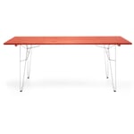 Table et chaise longue à plateau LTL RAL 2002 Orangé sang