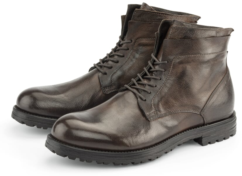 Herrestøvler med antik finish Brown