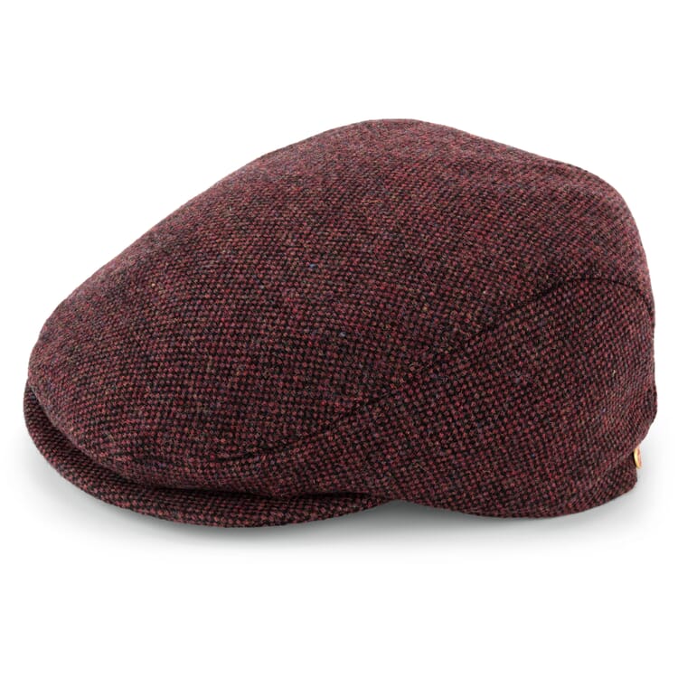 Herren-Wollkappe, Rot-Schwarz