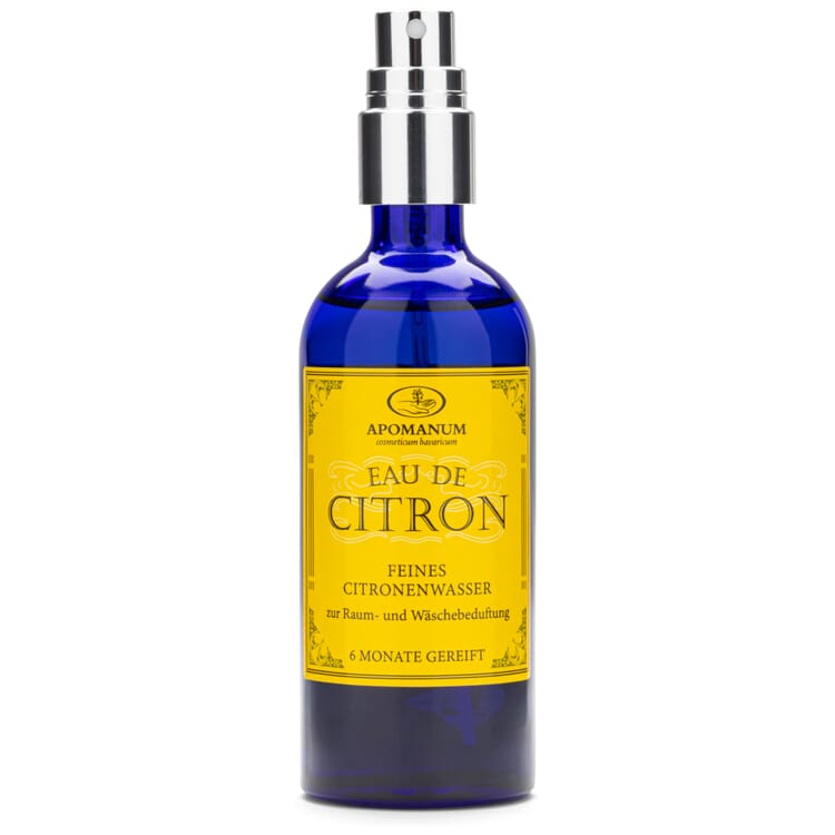 Parfum d'ambiance et de linge, Eau citronnée