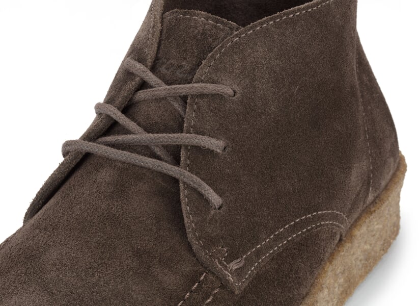 Herren-Desert-Moc Braun, Detailsicht