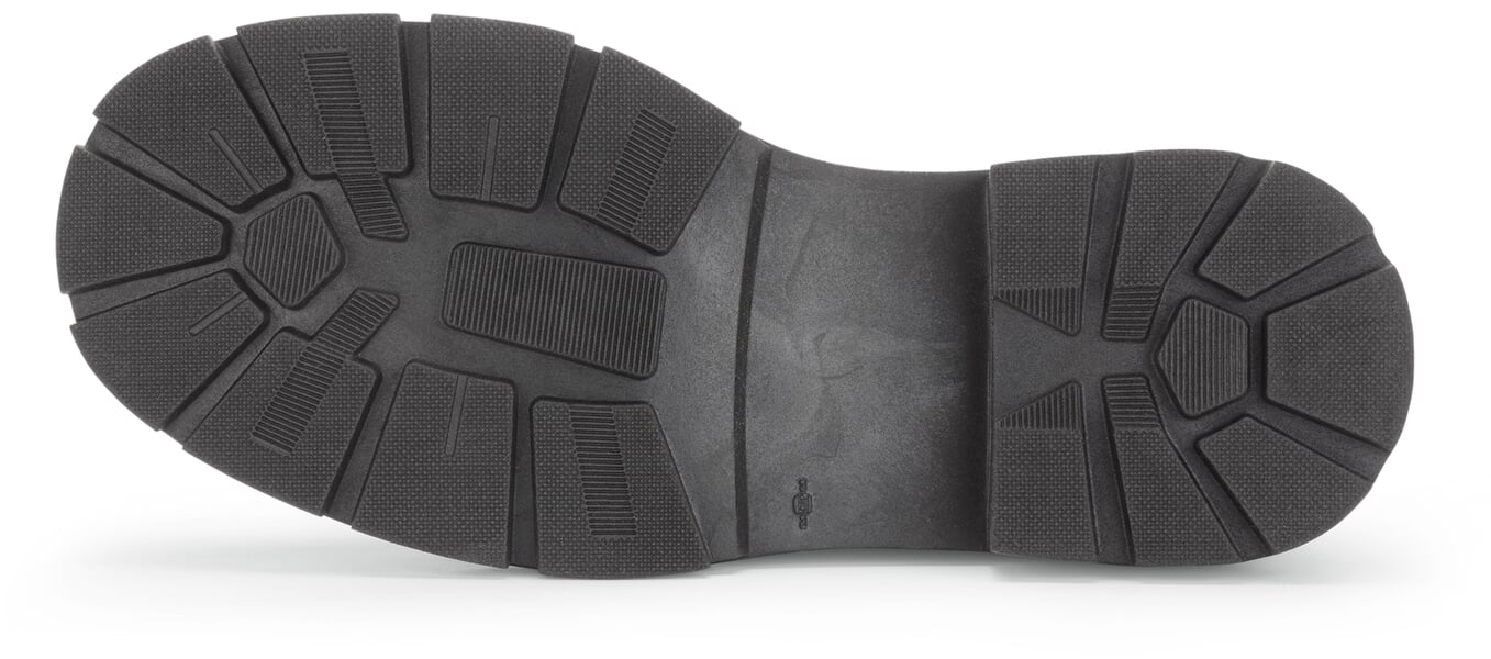 Damen-Lederstiefel Schwarz