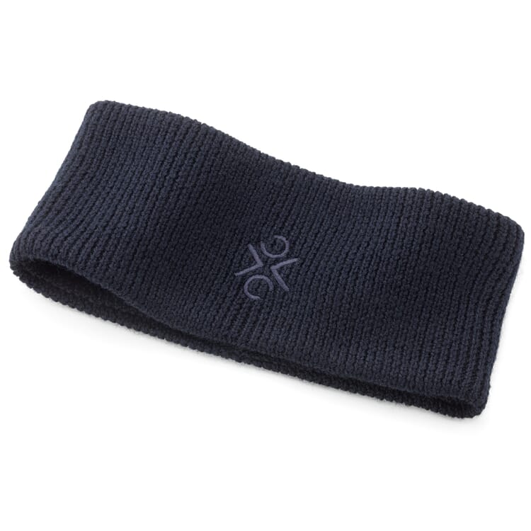 Bandeau tricoté, Bleu foncé