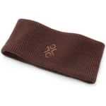 Stirnband gestrickt Weinrot