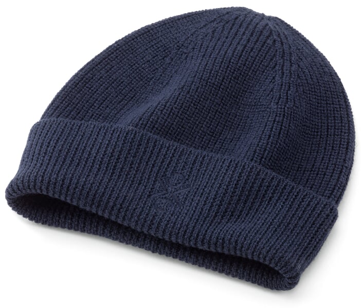 Wool Knit Hat Blue