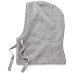 Capucha de punto, gris claro