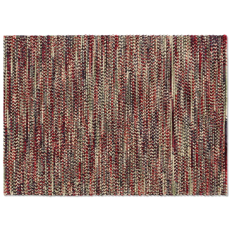 Tapis en laine Varese, Rouge