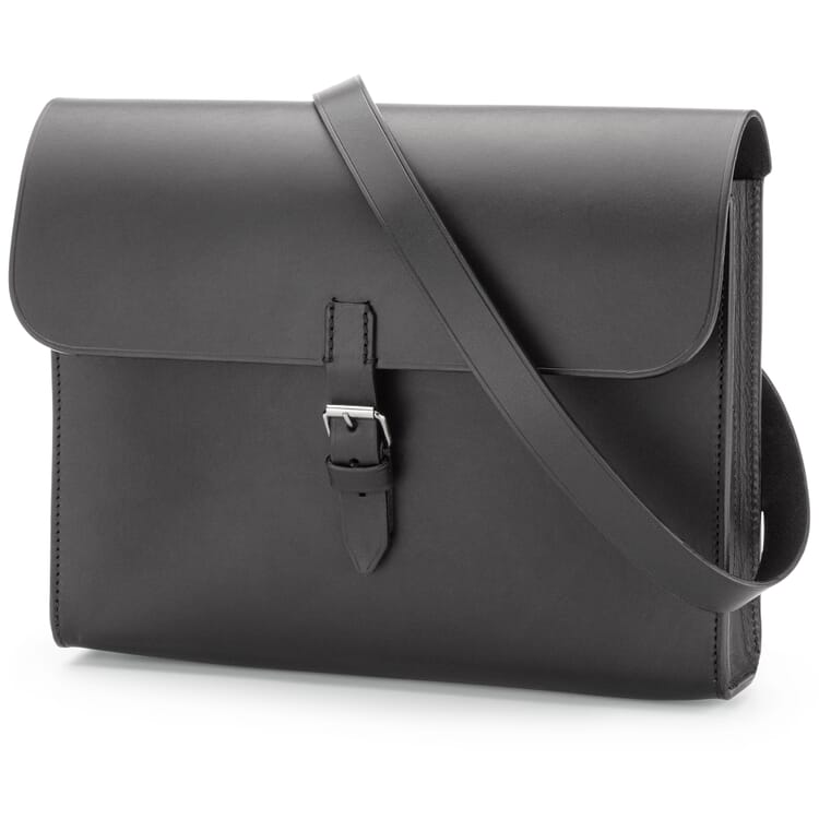 Shoulder bag cowhide, Black