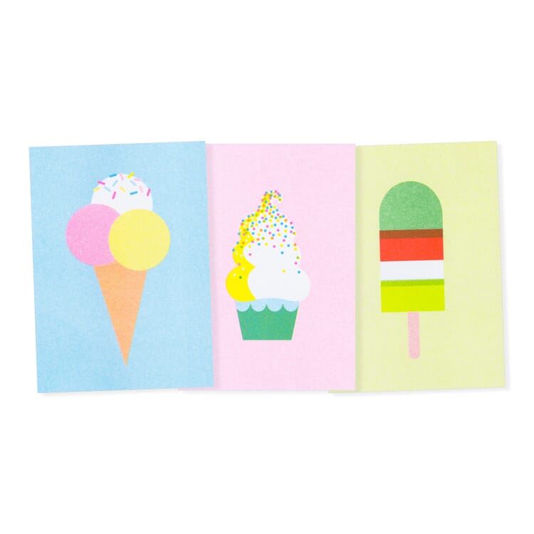 Lot de cartes postales Riso Glace