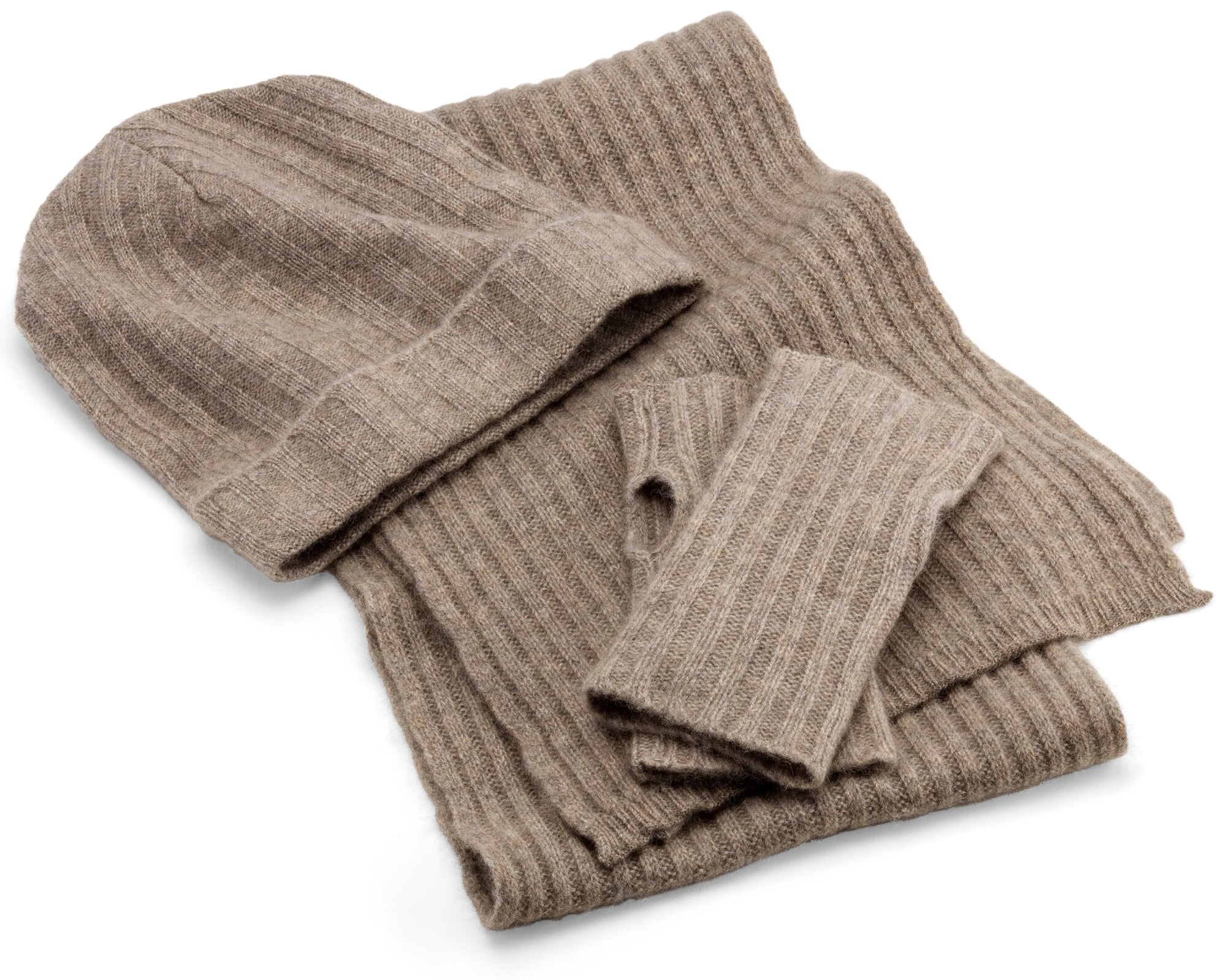 Cashmere Arm Warmers, Light Brown | Manufactum