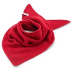 Gebreide sjaal van kasjmier, rood