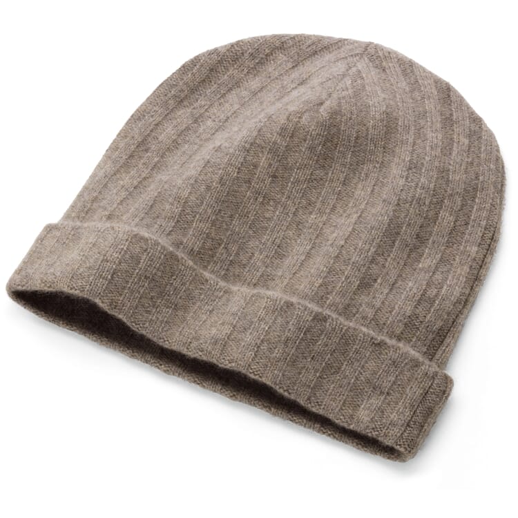 Gorro de cachemira, marrón claro