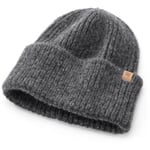 Berretto a coste in baby alpaca Grigio