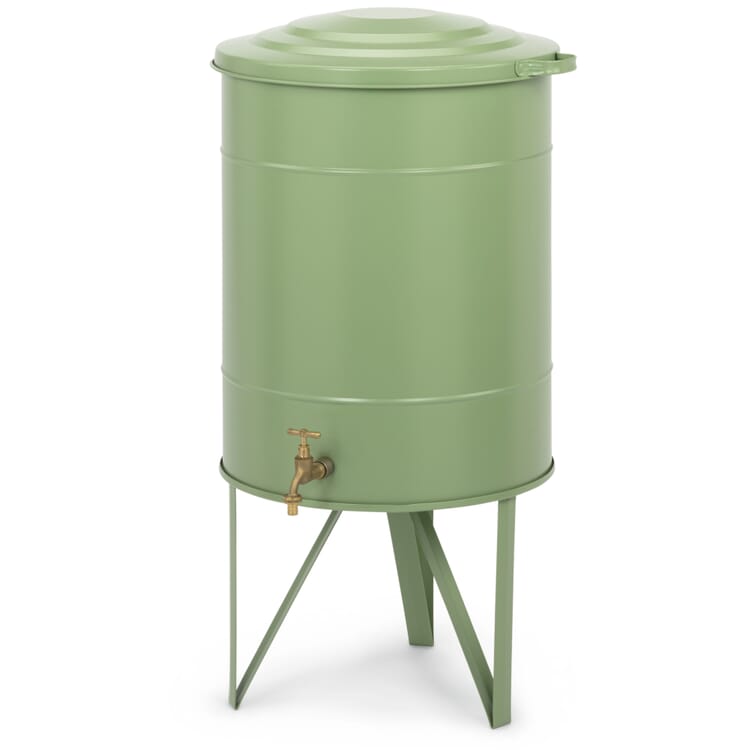 Rain barrel with base