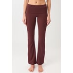 Vrijetijdslegging met opgerolde boord Donkerrood
