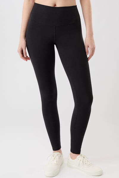 Sport-Leggings Schwarz