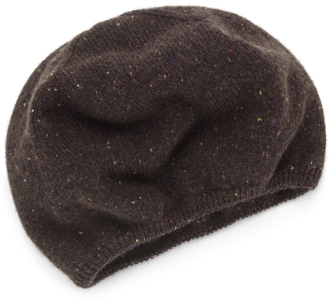 baret" Bruin tweed