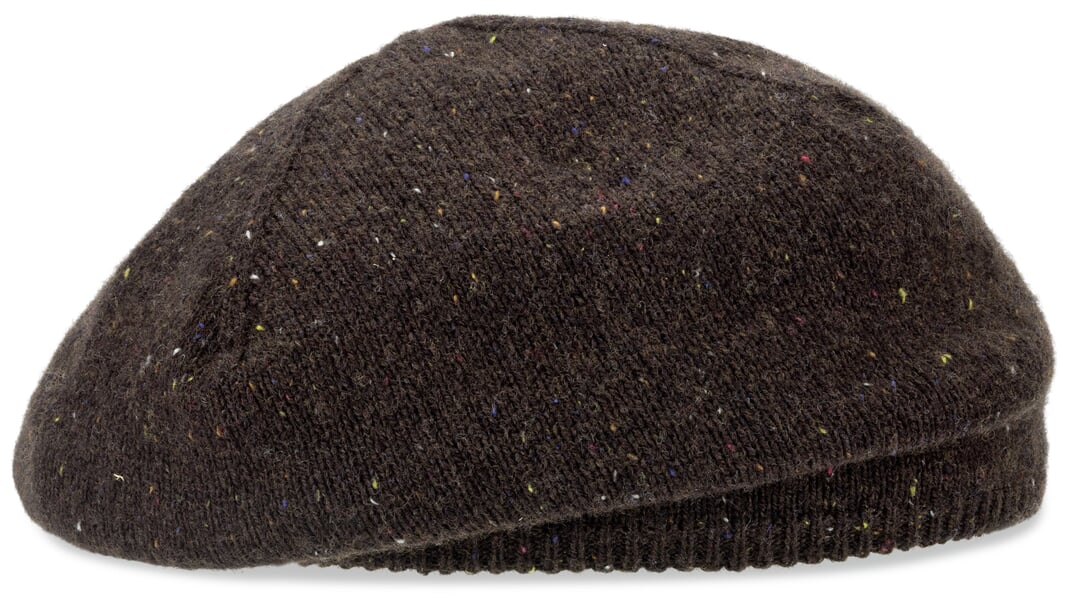 baret" Bruin tweed