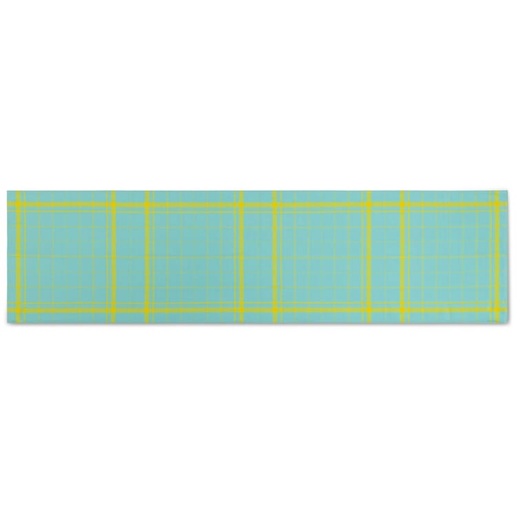 Aqua table runner