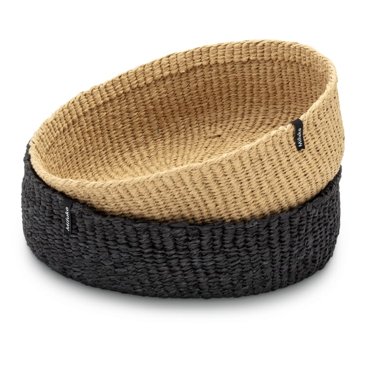 Petit panier de rangement tressé, Naturel