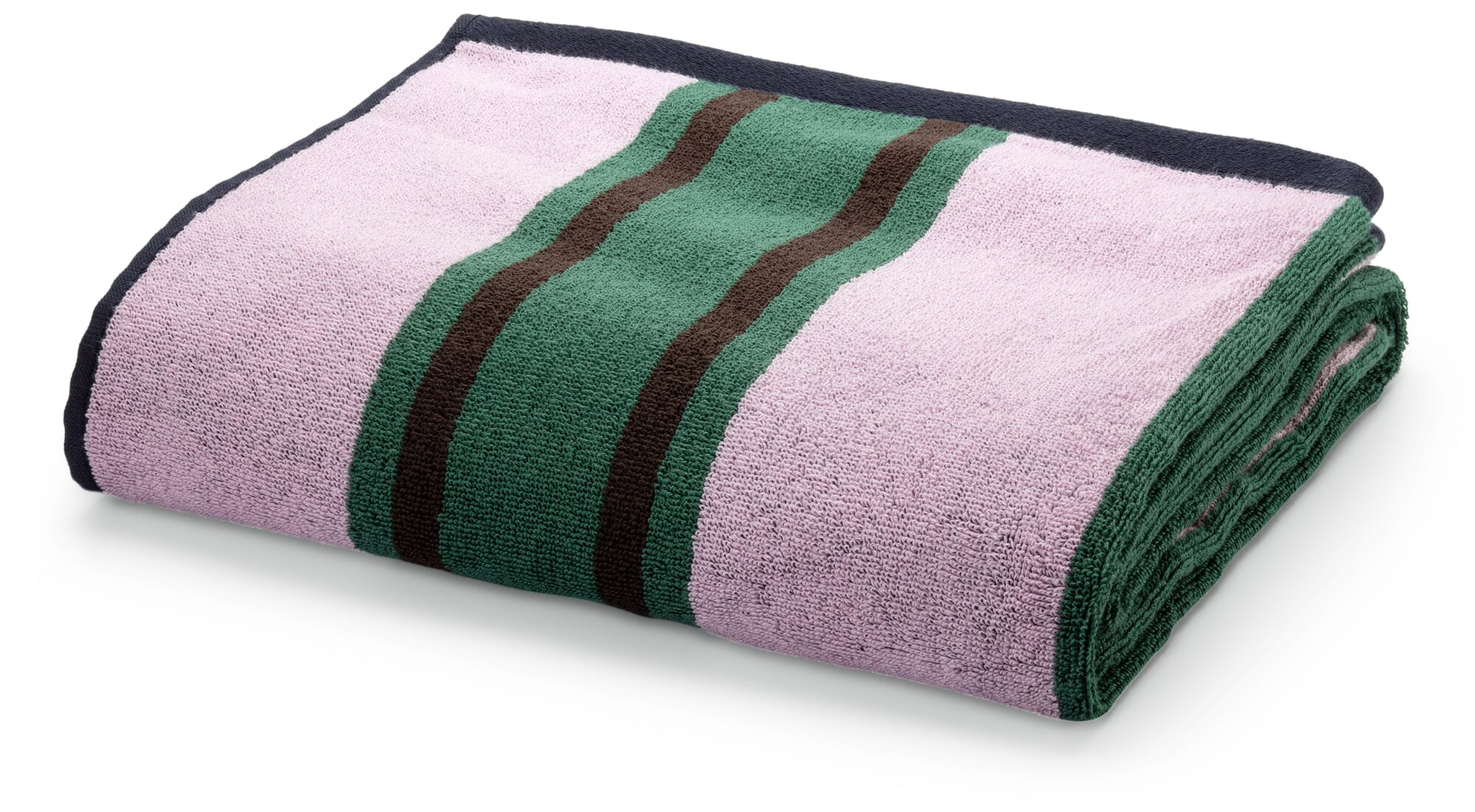 Beach terry, Green-purple, Beach towel | Manufactum