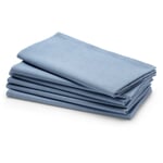 Serviette Halbleinen Hellblau