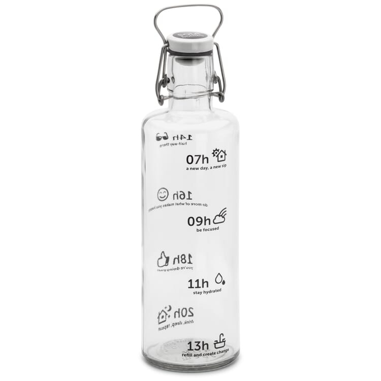 Wasserflasche aus Glas