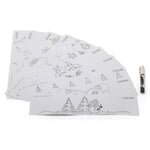 Coloring Template for Schmelzfeuer® Lantern Top Small