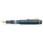 Stylo plume à piston Kaweco Sport en aluminium Bleu B