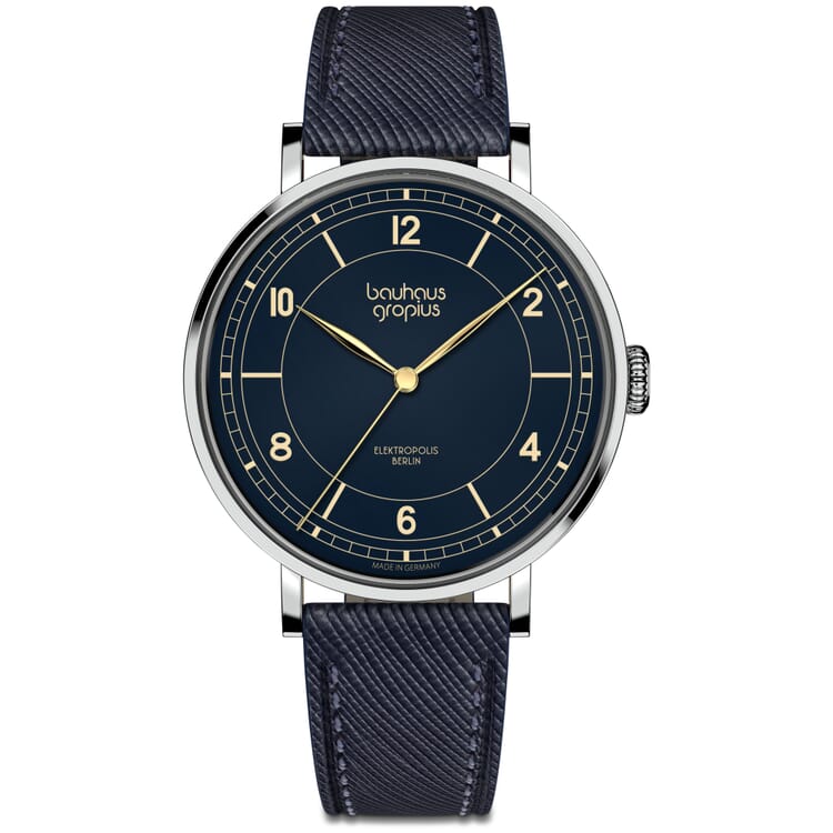 Armbåndsur Elektropolis Mørkeblå Ø 38 mm Quartz, Mørkeblå