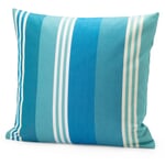 Federe a righe" blu turchese"