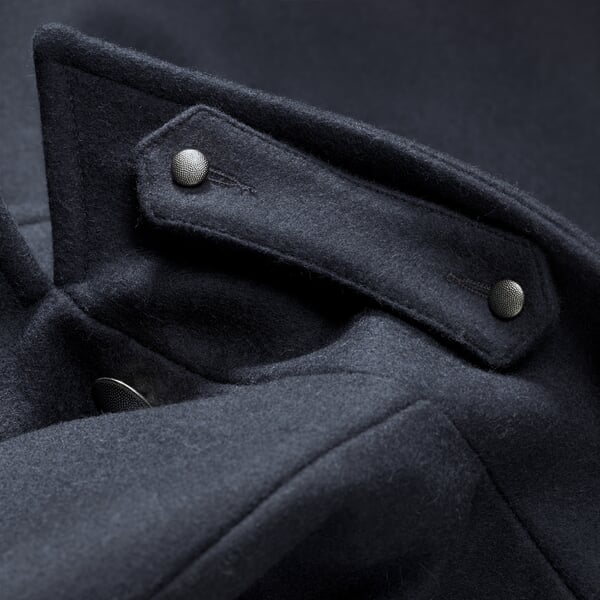 Bretonische Kabanjacke Herren Marine, Detailsicht