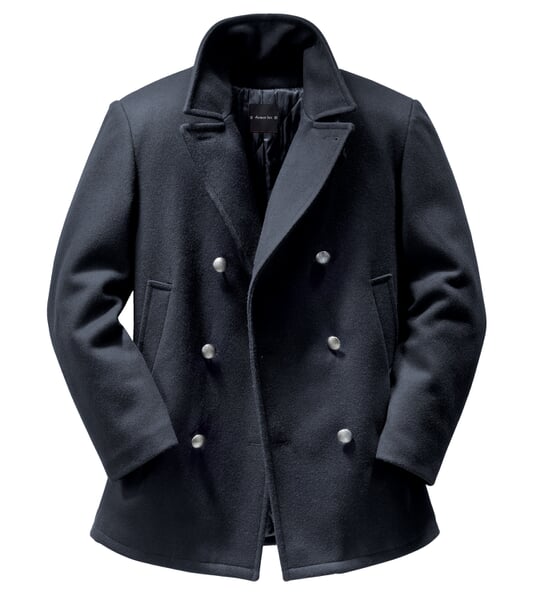 Bretonische Kabanjacke Herren Marine