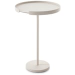 Mesita con bandeja Ollie Blanco crema RAL 9001