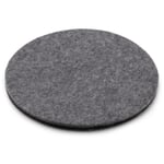 Untersetzer Filz Anthrazit-Grau Ø 12 cm