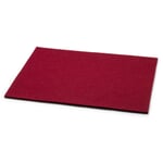 Mantel individual de fieltro Rojo